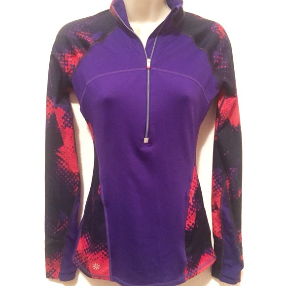 Athleta Women’s Running Wild Half Zip Shirt XXS - Picture 1 of 10